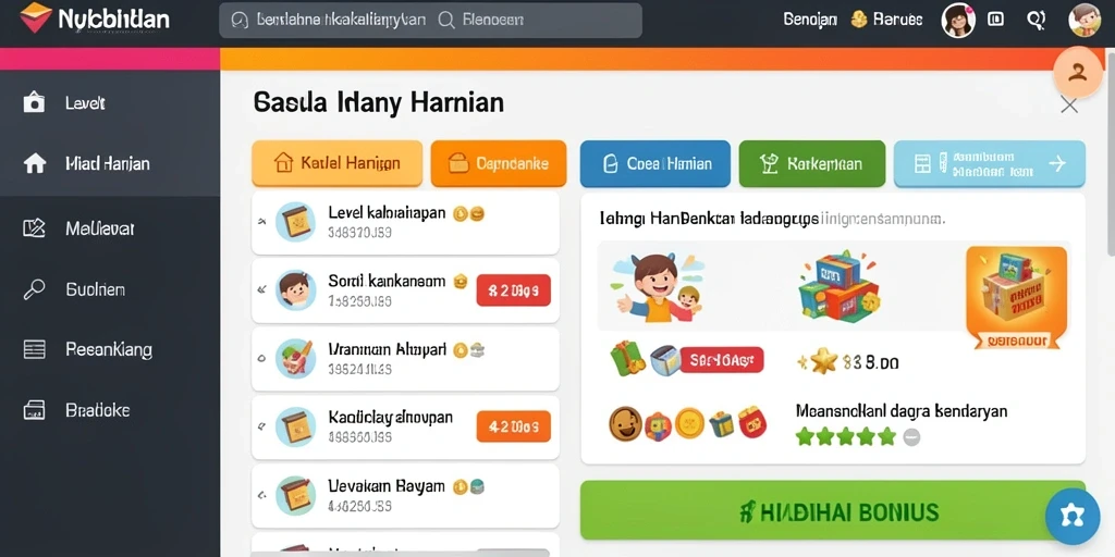 Tampilan antarmuka yang menarik dan mudah digunakan.