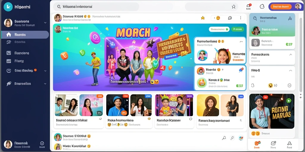 Tampilan antarmuka yang menarik dan user-friendly.