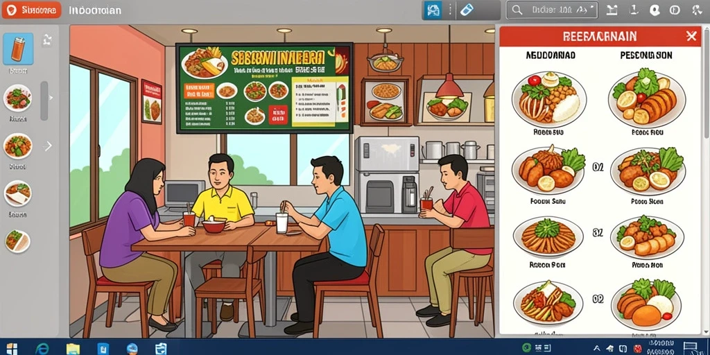 Tampilan antarmuka utama yang menarik dan ramah pengguna.