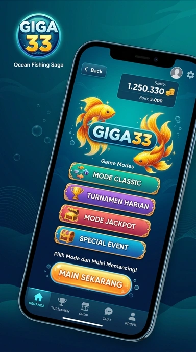 Cuplikan layar menu unduhan giga33 untuk perangkat Android