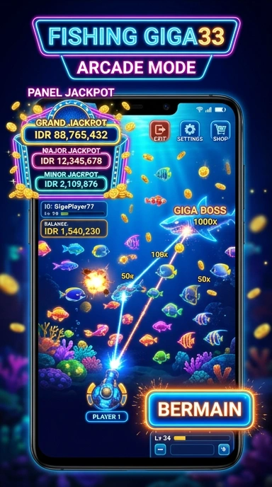 Galeri pratinjau visual giga33 build APK resmi terbaru